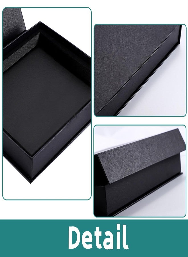 HingoFuni Decorative Photo Storage Box with Lid, 8x10 inch Black Photo Organizer Perfect to Store Your Pictures, Documents, Scrapbooking Supplies, Keepsakes and Other Memories in Style - Image 3